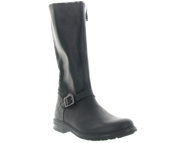 bottines et boots -  - junior fille - Cuir - Noir - Bellamy