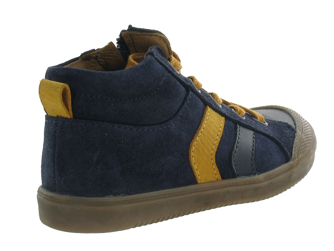 chaussures a lacets -  - junior garcon - Cuir - Bleu - Bellamy5425401_5