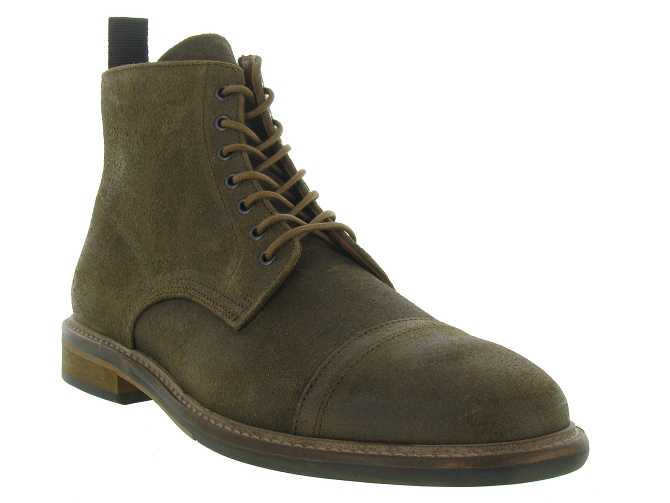 bottines et boots - Chelsea - homme - Cuir - Marron - Schmoove