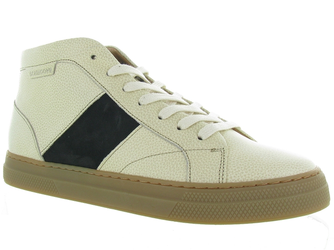 baskets et sneakers - Confort - homme - Cuir - Beige - Schmoove