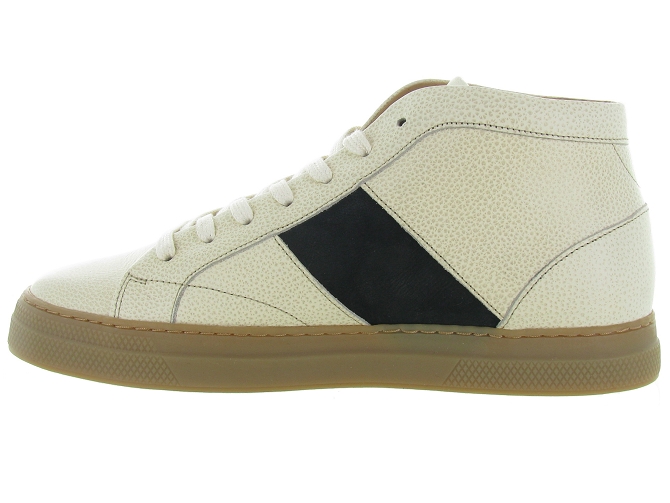 baskets et sneakers - Confort - homme - Cuir - Beige - Schmoove5432201_4