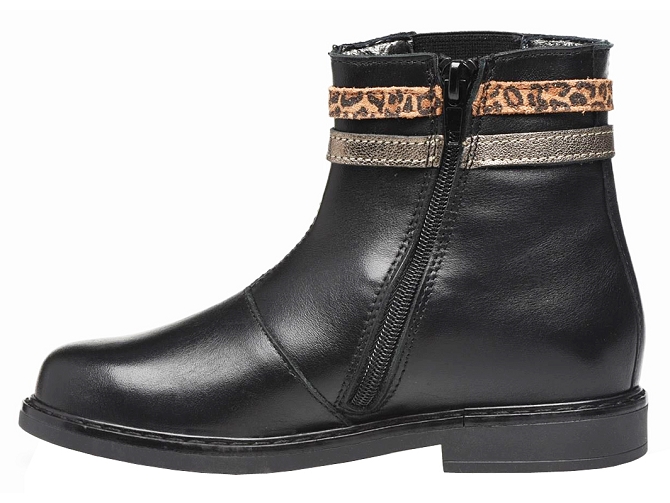 bottines et boots -  - junior fille - Cuir - Noir - Bopy5433101_4