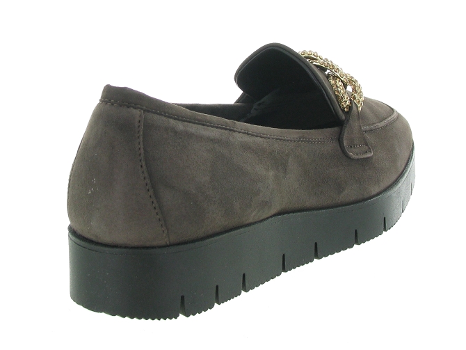 mocassins - Compensé - femme - Nubuck - Marron - Reqins5443802_5