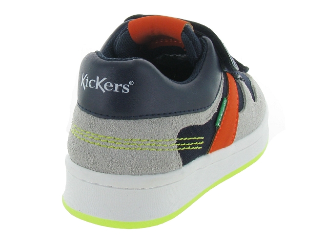 baskets et sneakers -  - junior garcon - Toile Jean - Bleu - Kickers5460301_5