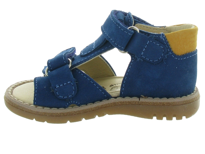 sandales et nu pieds -  - bebe garcon - Cuir - Bleu - Bellamy5465701_4