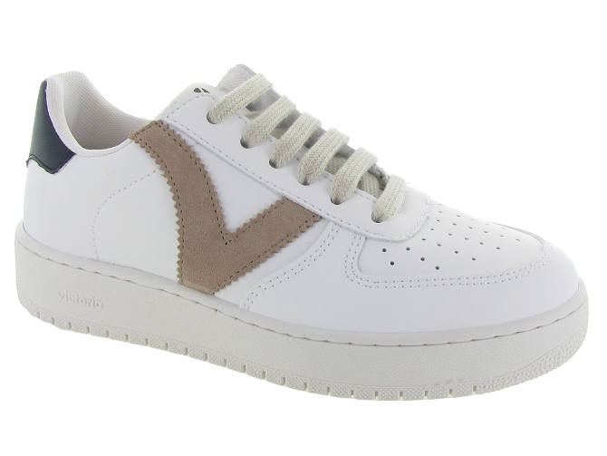 baskets et sneakers - Confort - femme - Cuir - Blanc - Victoria