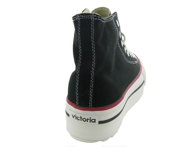 baskets et sneakers - Montante - femme - Toile Jean - Noir - Victoria5480801_5