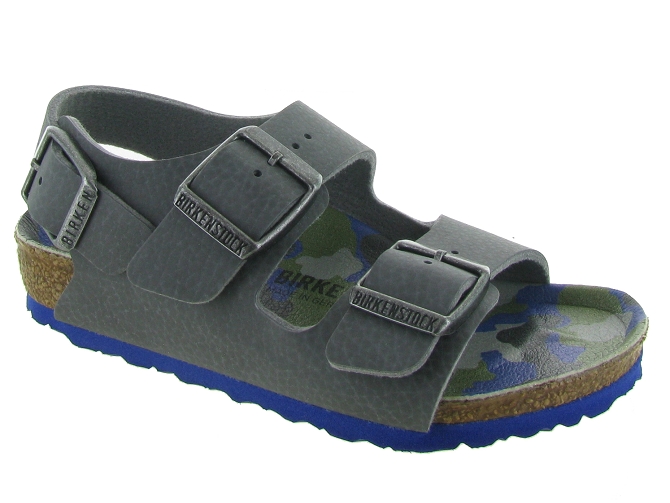 Birkenstock sandales et nu pieds milano kamo gris
