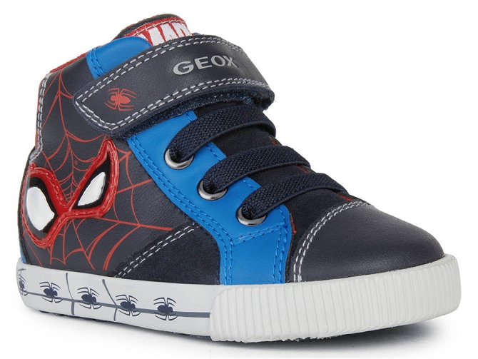 baskets et sneakers -  - bebe garcon - Cuir - Bleu - Geox