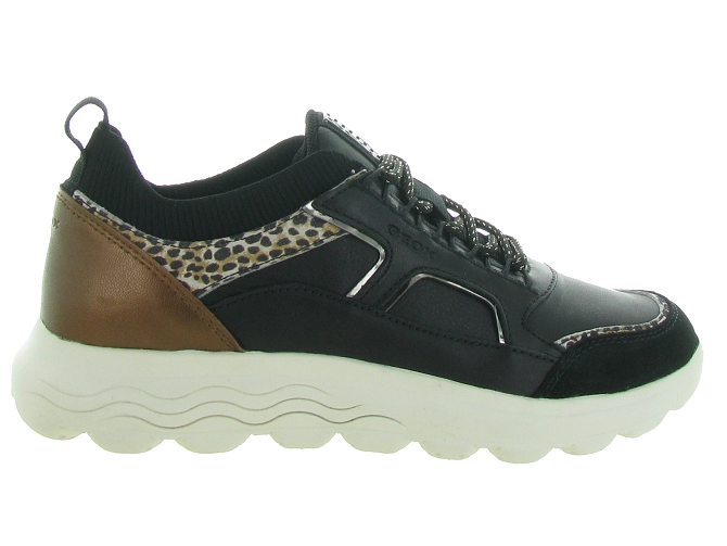 baskets et sneakers - Confort - femme - Cuir - Noir - Geox5513002_2