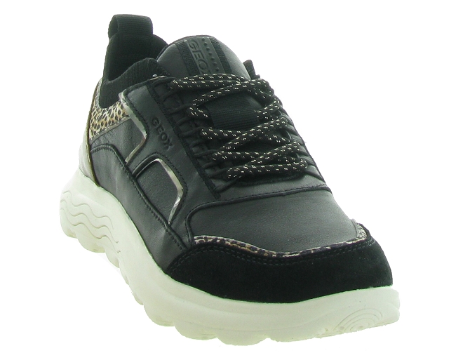 baskets et sneakers - Confort - femme - Cuir - Noir - Geox5513002_3