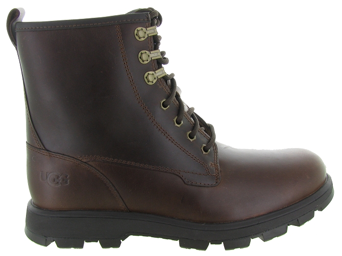 apres ski bottes fourrees - Bottine chaude - homme - Cuir - Marron - Ugg australia5514201_2