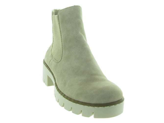 bottines et boots - Chelsea - femme - Synthétique - Beige - Rieker5517001_3