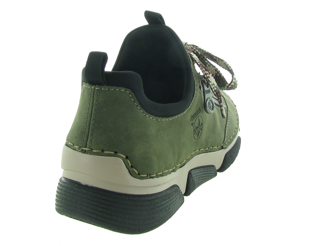 chaussures a lacets - Lacets détente - femme - Synthétique - Vert - Rieker5517601_5