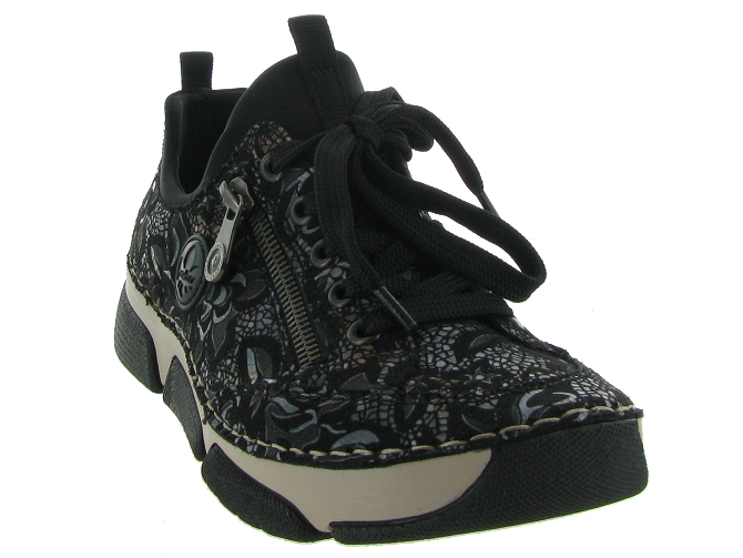 baskets et sneakers - Tendance - femme - Synthétique - Noir - Rieker5517602_3