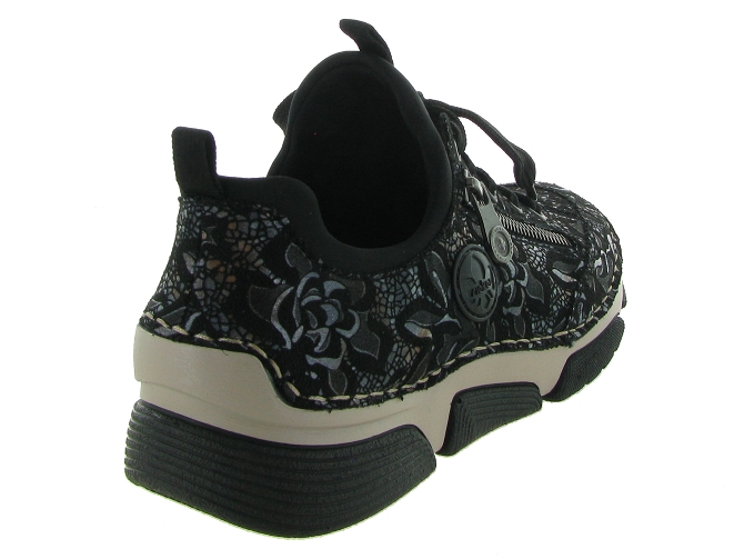 baskets et sneakers - Tendance - femme - Synthétique - Noir - Rieker5517602_5