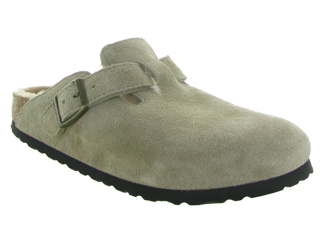 chaussons et pantoufles - Mules Sabots - femme - Nubuck - Beige - Birkenstock5523805_3