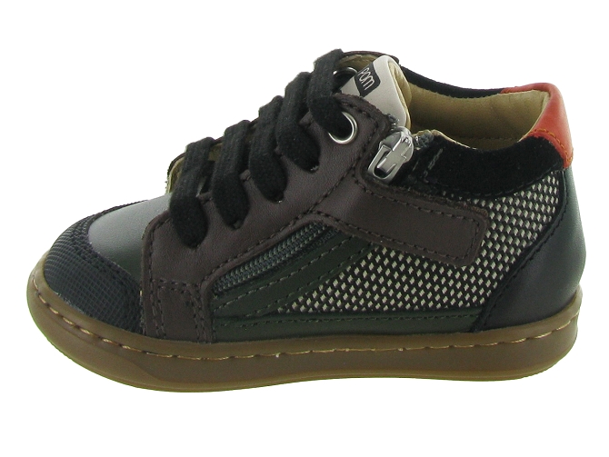 chaussures bebe du 18 au 27 - Semelle souple - bebe garcon - Cuir - Vert - Shoo pom5527601_4