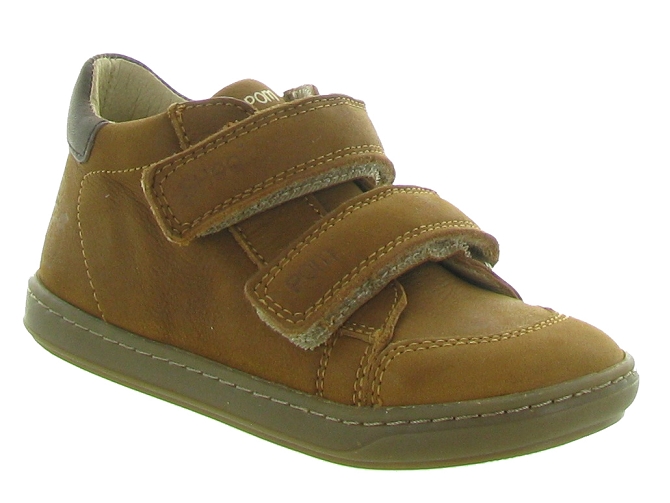 chaussures bebe du 18 au 27 - Semelle souple - bebe garcon - Cuir - Marron - Shoo pom