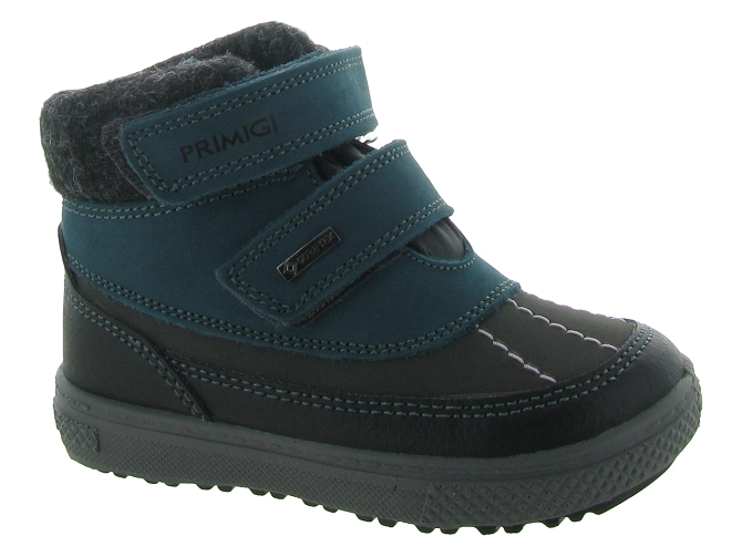 apres ski bottes fourrees -  - bebe garcon - Nubuck - Bleu - Primigi