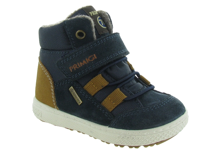 apres ski bottes fourrees -  - bebe garcon - Nubuck - Bleu - Primigi