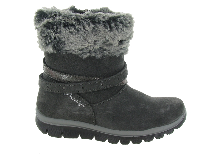 bottines et boots -  - junior fille - Nubuck - Gris - Primigi5535401_2