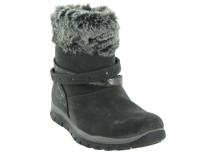 bottines et boots -  - junior fille - Nubuck - Gris - Primigi5535401_3