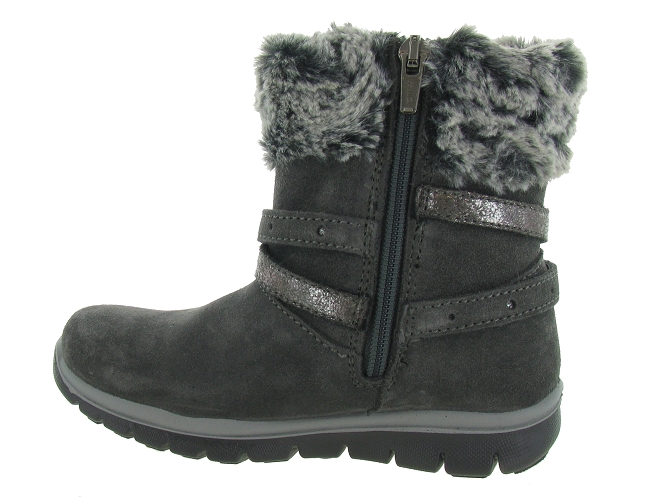 bottines et boots -  - junior fille - Nubuck - Gris - Primigi5535401_4