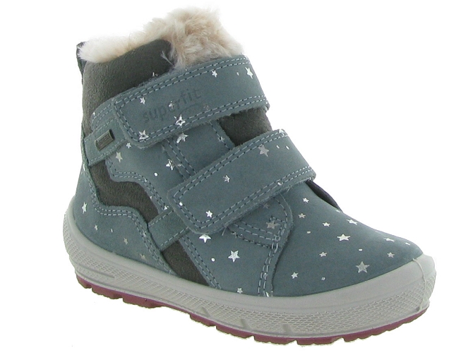 apres ski bottes fourrees -  - bebe fille - Cuir - Bleu - Superfit