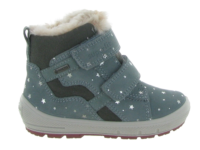 apres ski bottes fourrees -  - bebe fille - Cuir - Bleu - Superfit5535802_2