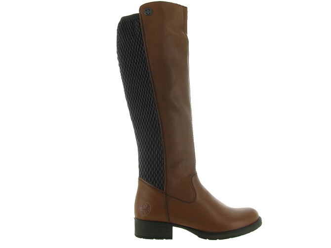 bottes - Cavalières - femme - Synthétique - Marron - Rieker5541601_2