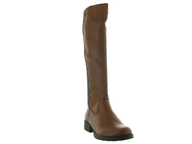 bottes - Cavalières - femme - Synthétique - Marron - Rieker5541601_3