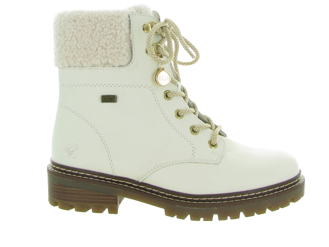 apres ski bottes fourrees - Bottine chaude - femme - Cuir - Argent - Remonte5543501_2