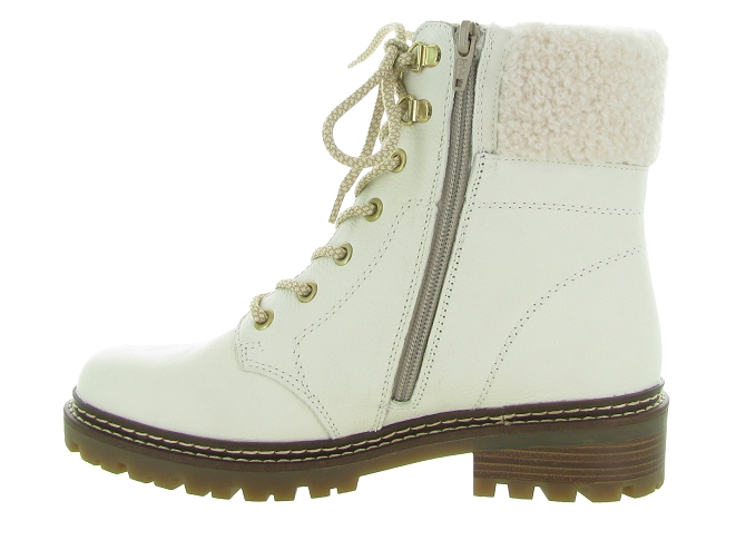 apres ski bottes fourrees - Bottine chaude - femme - Cuir - Blanc - Remonte5543501_4