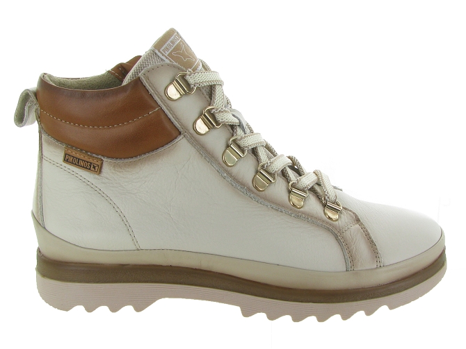 chaussures a lacets - Lacets détente - femme - Cuir - Beige - Pikolinos5546101_2