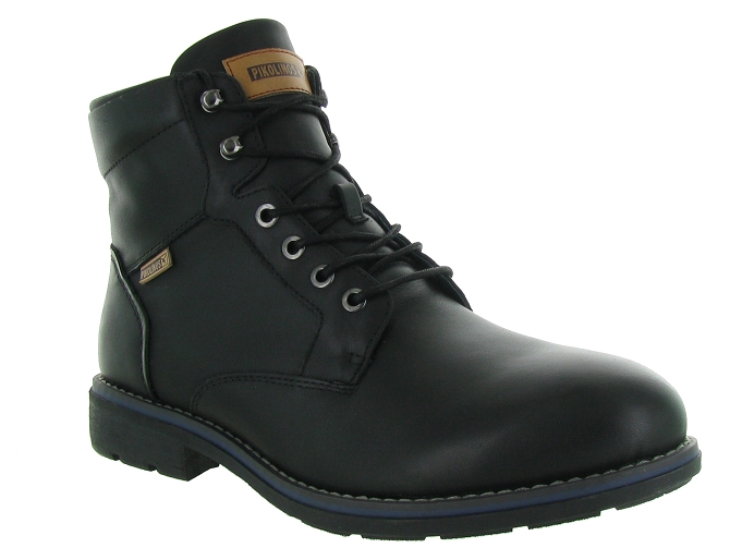 bottines et boots - Casual  - homme - Cuir - Noir - Pikolinos