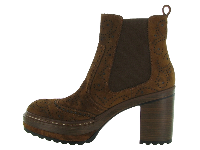 bottines et boots - Classique & Chic - femme - Nubuck - Marron - Pons quintana5547603_4