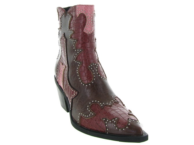 Noa harmon bottines et boots miranda bordeaux5548502_3