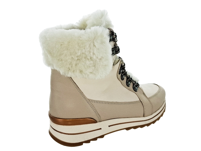 apres ski bottes fourrees - Bottine chaude - femme - Nubuck - Beige - Ara5549903_5