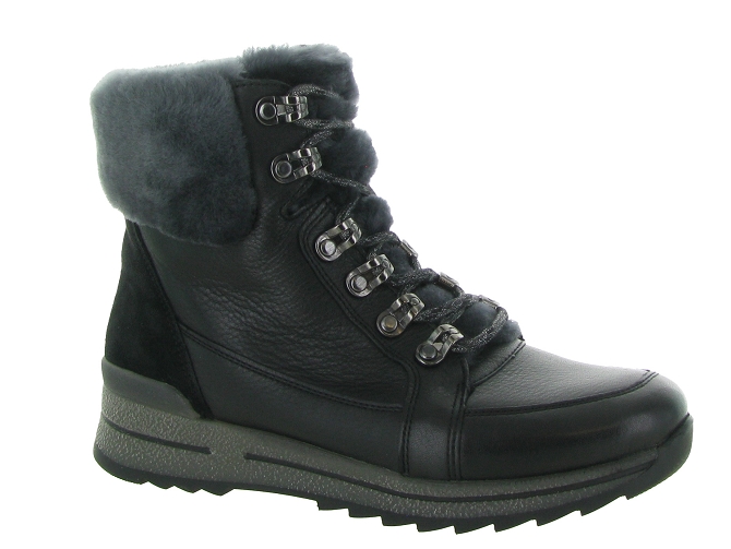 apres ski bottes fourrees - Bottine chaude - femme - Nubuck - Noir - Ara