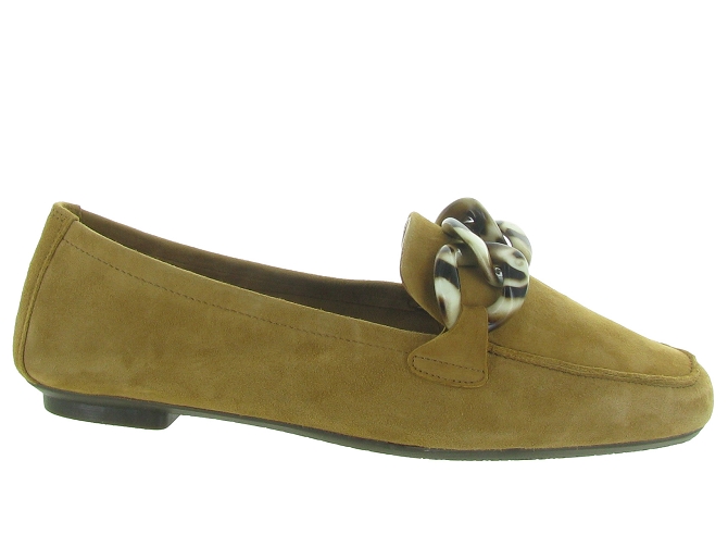 mocassins - Elégant - femme - Nubuck - Marron - Reqins5554001_2