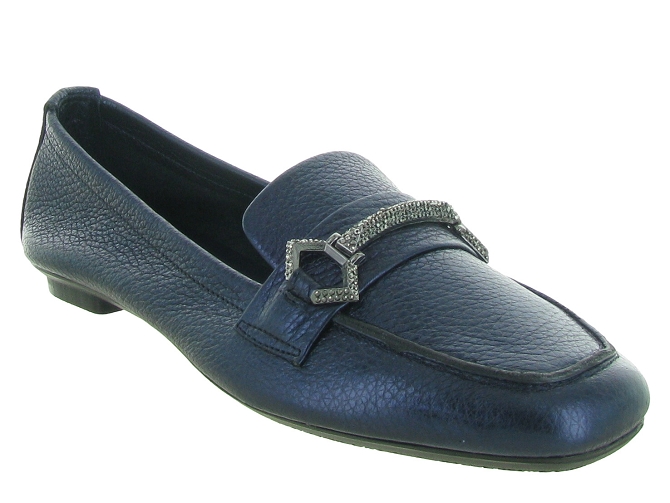 mocassins - Elégant - femme - Nubuck - Bleu Marine - Reqins