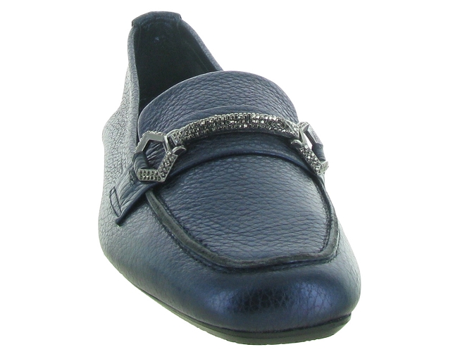 mocassins - Elégant - femme - Nubuck - Bleu Marine - Reqins5554102_3