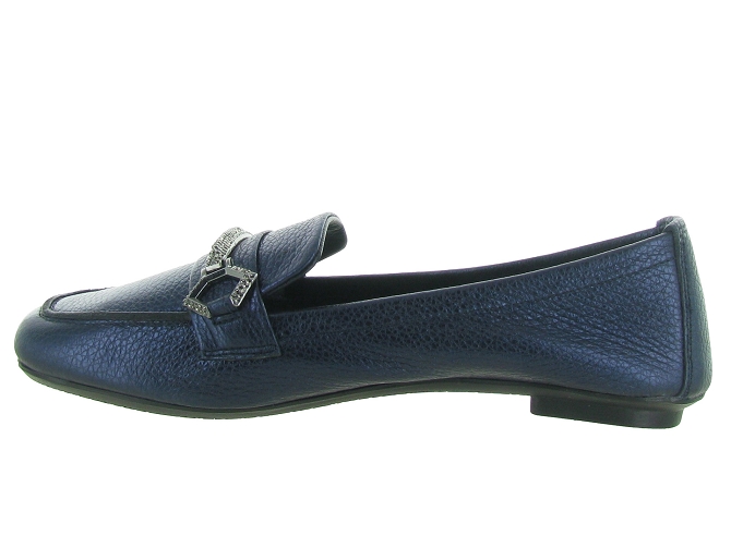 mocassins - Elégant - femme - Nubuck - Bleu Marine - Reqins5554102_4