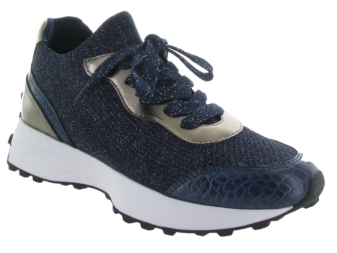 baskets et sneakers - Confort - femme - Synthétique - Bleu Marine - Reqins