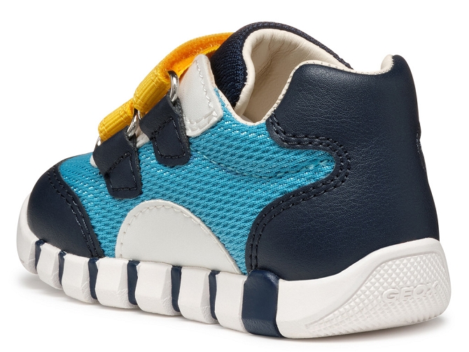 baskets et sneakers - Semelle souple - bebe garcon - Synthétique - Bleu - Geox5559203_4