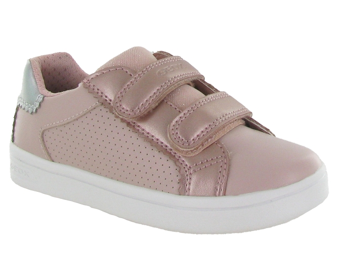 chaussures a scratch -  - junior fille - Synthétique - Rose - Geox