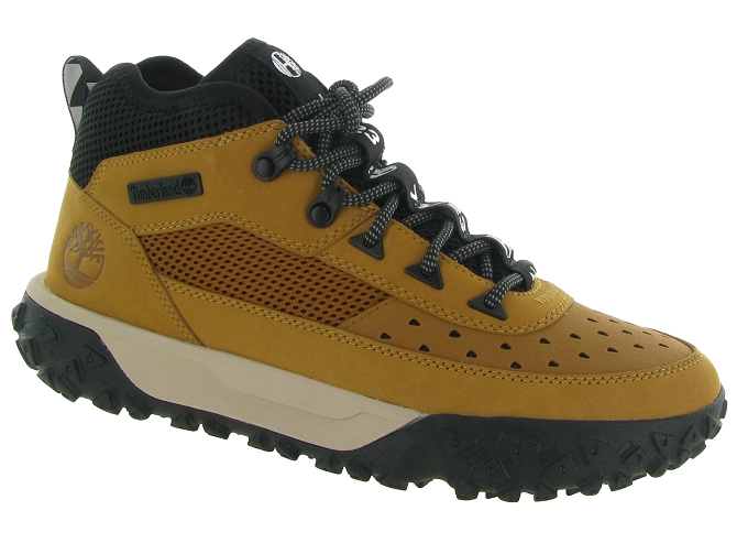 baskets et sneakers - Confort - homme - Cuir - Jaune - Timberland