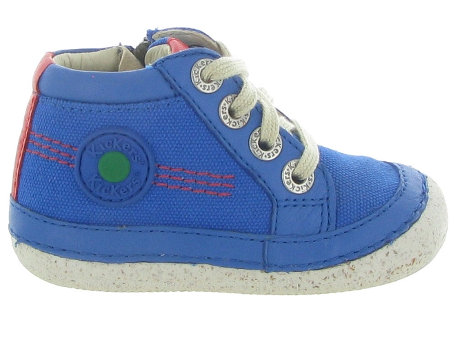 pre marche du 16 au 23 -  - bebe garcon - Toile Jean - Bleu - Kickers5567101_2