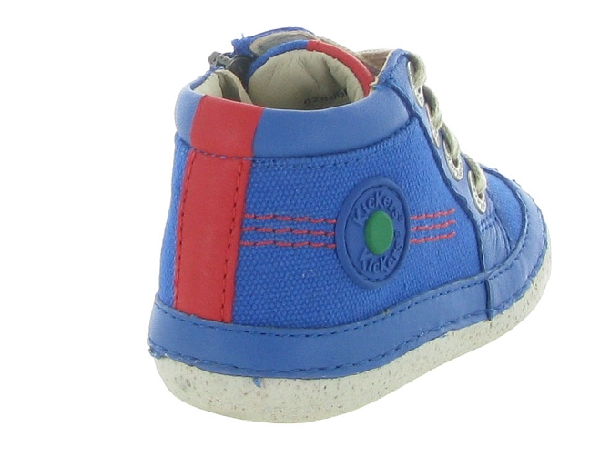 pre marche du 16 au 23 -  - bebe garcon - Toile Jean - Bleu - Kickers5567101_5